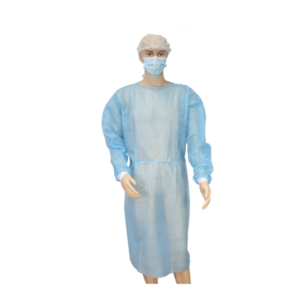 Wegwerp isolatiegang 35 g pp blauw